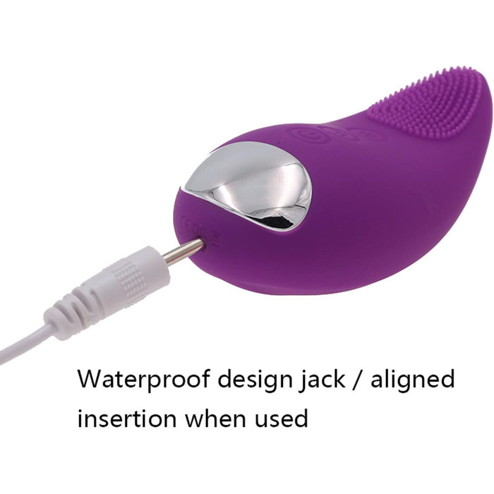 Вібратор для чоловіків PQKuss з нержавіючої сталі, водонепроникний, для масажу простати, 10 частот, фіолетовий