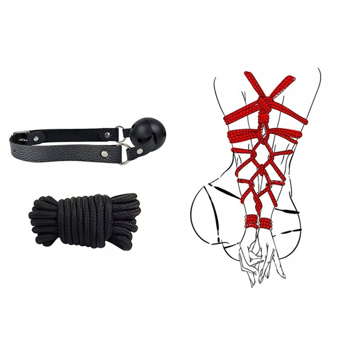 BDSM-набір Xsara багатокольоровий, 12 предметів