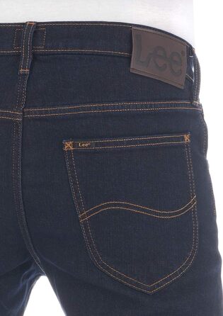 Чоловічі джинси Lee Daren Regular Straight Fit з еластичним стрейч-ефектом, темно-сині (Rinse Blue), 33W/30L