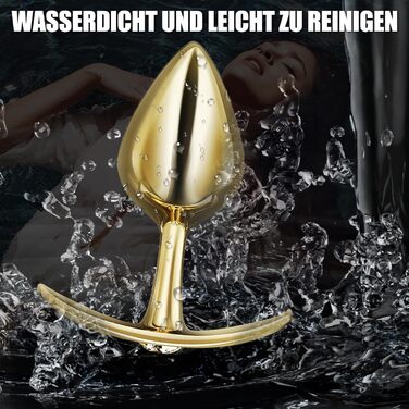 Анальний плагін TYDAY Metall 6 розмірів для жінок, нержавіюча сталь, стимулятор простати з діамантом, преміум секс-іграшка