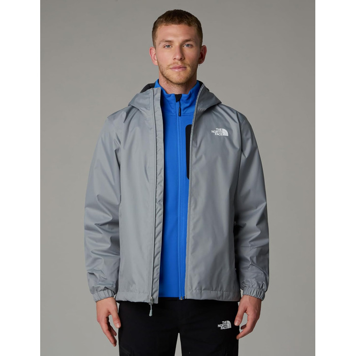 Чоловіча водонепроникна куртка з капюшоном The North Face Quest, дихаюча, Monument Grey, розмір XL