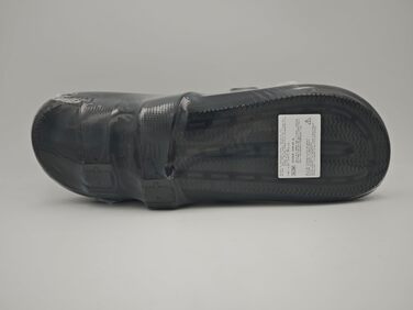 Слишовечірні тапочки Cozyslides Original унісекс, сандалії-хмаринки з регульованими ременями, протиковзаючі та швидкосохнучі, з товстою підошвою Airfoot, чорні, розмір 39/40 EU