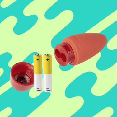 AMORELIE Joy – Вібро-яйце Whirl | з пультом дистанційного керування | з силікону & ABS, червоний