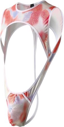 Сліпекс (Slipex) чоловіча білизна: комплект боксерів, сліпків, танга та шортів з мереживом. Білий, зелений (рожевий), розмір L