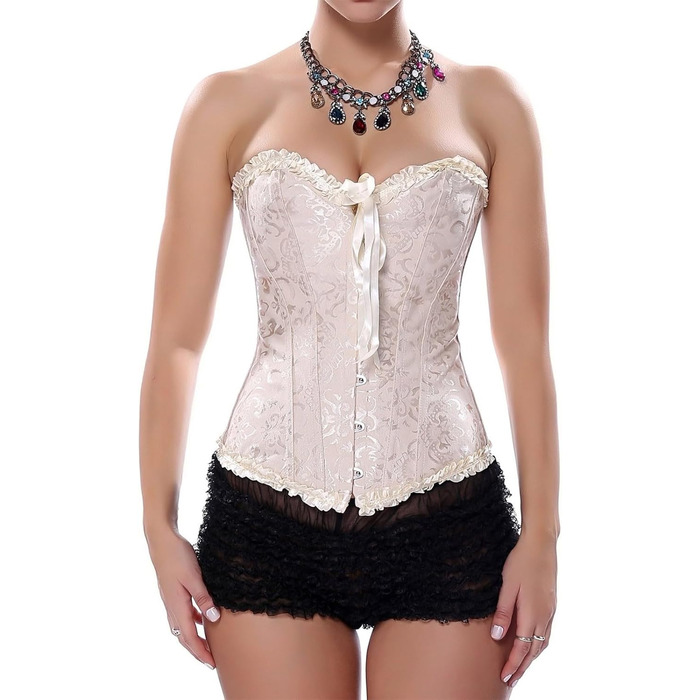 Жіночий корсет-корсет з повним бюстом, готичний корсет-топ, сатиновий бюст, корсет-топ, корсети з повним бюстом, сталеві пружини, нижня білизна для наречених, костюм пірата, жіночий корсет, корсетне плаття, XL, хакі