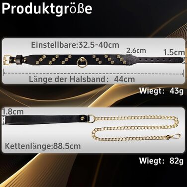 Лідер шкіряне намисто з кільцем O SM регульоване, для пар, дорослих, БДСМ, чорне