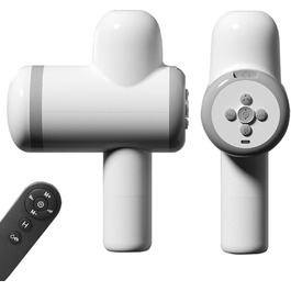 Електричний мастурбатор для чоловіків з телескопічною функцією та реміннем на стегна. Автоматичне змащення. Іграшки для дорослих.