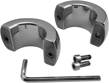 Металевий кільце для яєчок Hrekssi з магнітом, 30 мм - для контролю еякуляції, SM, сталевий