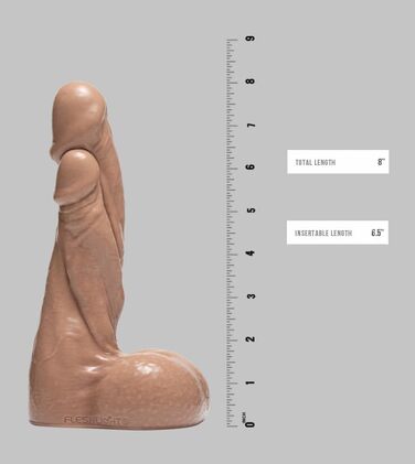 Fleshlight Freaks: Реалістичний секс-іграшка з силікону, 22.5 x 5 см (Twisted Twins)