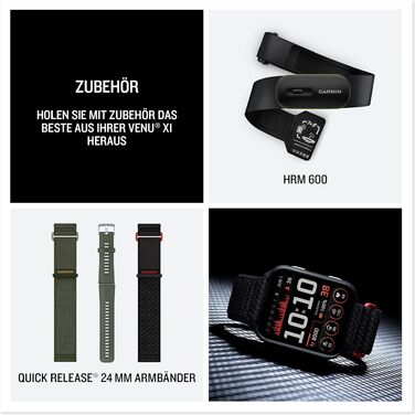 Смарт-годинник Garmin Venu X1 51мм Moosgrün: AMOLED-дисплей 2