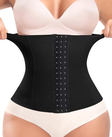 Корсет для талії жіночий, корсет-м'який бюстгальтер, м'який корсет, форма для тіла, талія, чорний, 3XL, 28 см