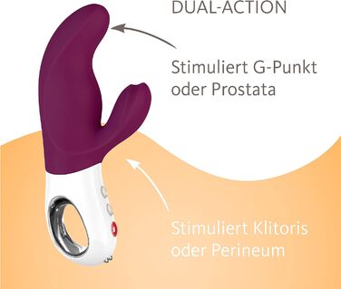 Вібратор для жінок Rabbit MISS BI (фіолетовий) - вібратор-зайчик, дildo з 100% медичного силікону