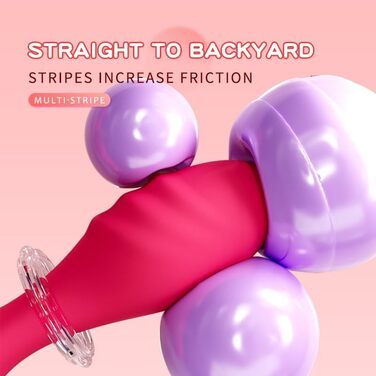 Вібратор для жінок LZYLWC з 10 режимами - вібратор клітора та G-точки, анальний вібратор, силікон, преміум-якість