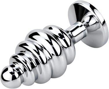 Набір анальних пробок SXOVO (великий + середній + малий) з металу та інкрустацією камінням для чоловіків та жінок