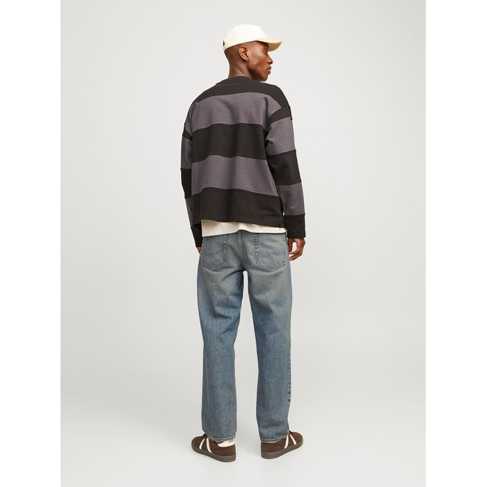 Чоловічі джинси Jack & Jones JJIEDDIE JJORIGINAL MF 710 NOOS, вільний крій (Loose Fit), синій денім, розмір 28W/34L