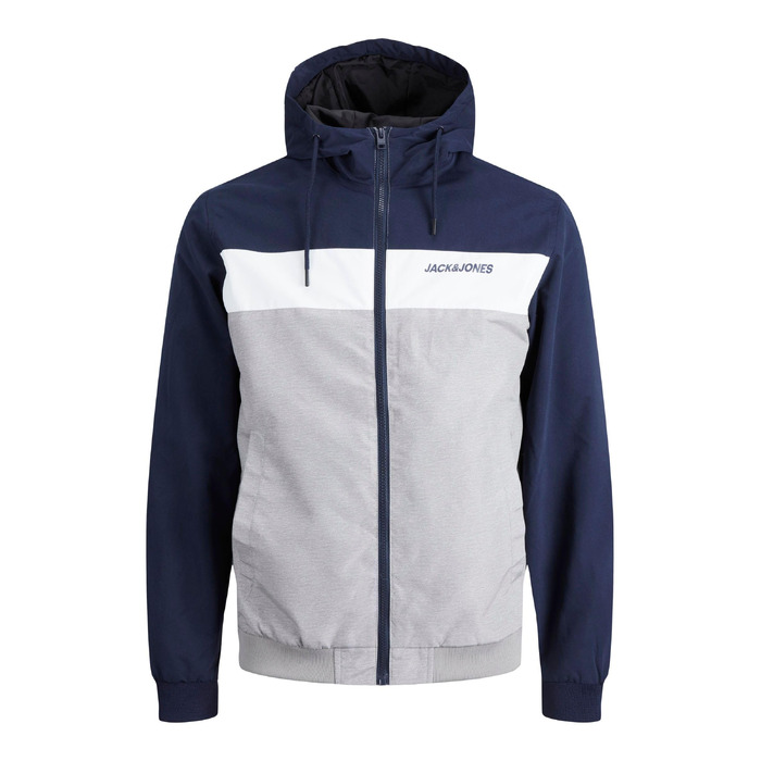 Чоловіча куртка-бомбер Jack & Jones Blousonjacke, темно-синя (Navy Blazer)