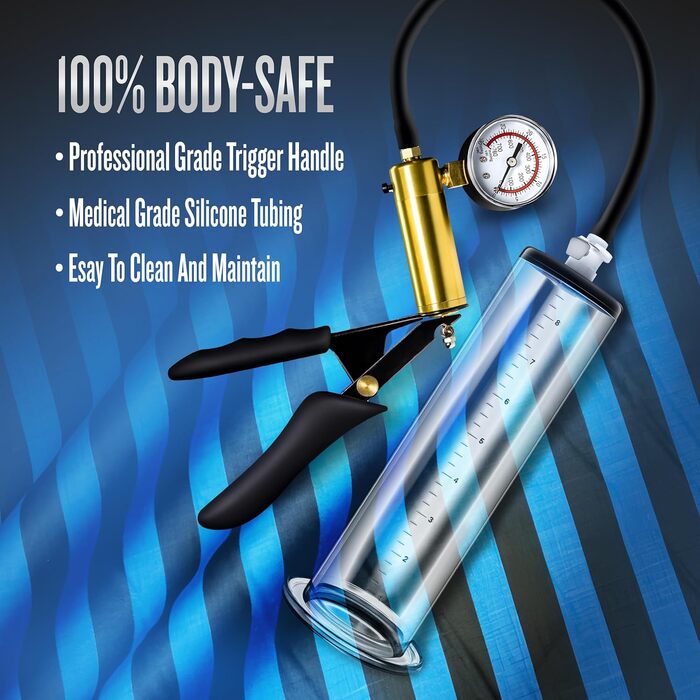 Преміум-насос для ерекції Vx8 Performance - універсальний розмір (чорний)