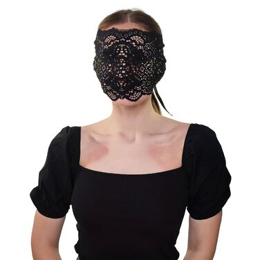 Чорна маска на обличчя з мереживом та стразами для жінок, елегантна венеціанська маска для маскараду, карнавалу, косплею, Хелловіну, Марді Гра, костюмованих вечірок (Чорний (золоті стрази))