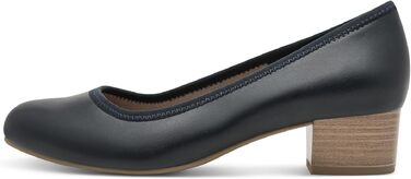 Жіночі туфлі Jana Pumps із синтетичних матеріалів, повнота H, темно-сині (40 EU)