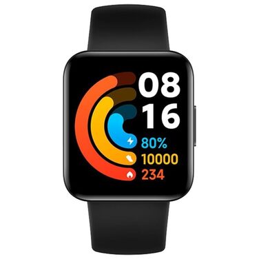 Смарт-годинник Xiaomi Poco Watch (чорний) з AMOLED-дисплеєм 1.6