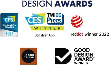 Вібратор Satisfyer Hot Lover Connect App | Bluetooth, водонепроникний (IPX7), для жінок | Силікон, сріблястий