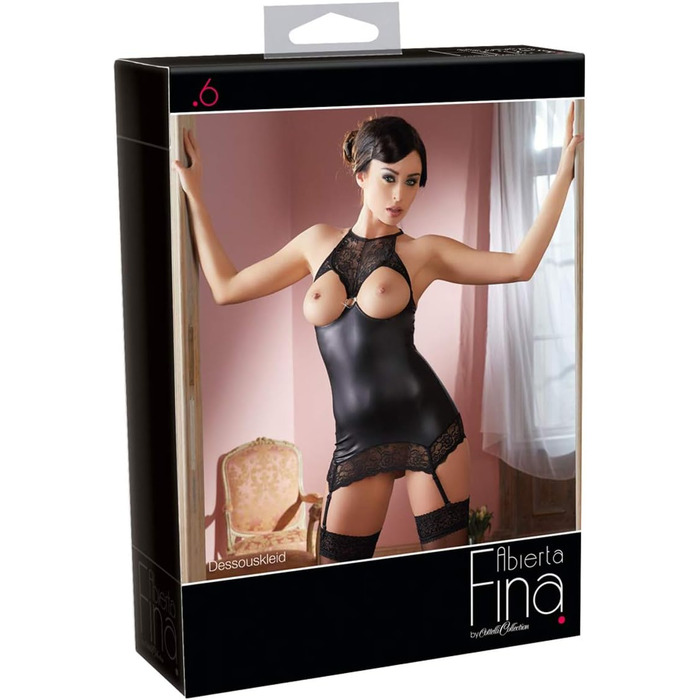 Чорна мереживна піжама-комбінезон для дівчат з стрічками (розмір XL)