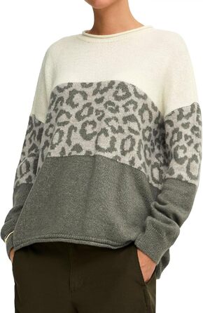 Жіночий в'язаний светр ONLY Whitecap Gray