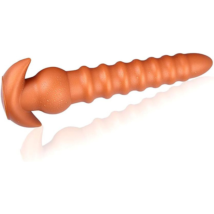 Анальний плаг Roluck з рідкого силікону з вузькою основою – іграшка для дорослих