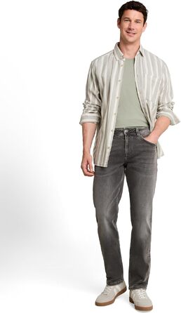 Чоловічі джинси Tom Tailor Marvin Straight прямого крою, колір Stone Grey Denim (36W / 34L)