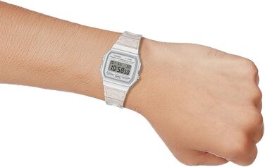 Цифровий унісекс годинник Casio Collection у прозорому корпусі