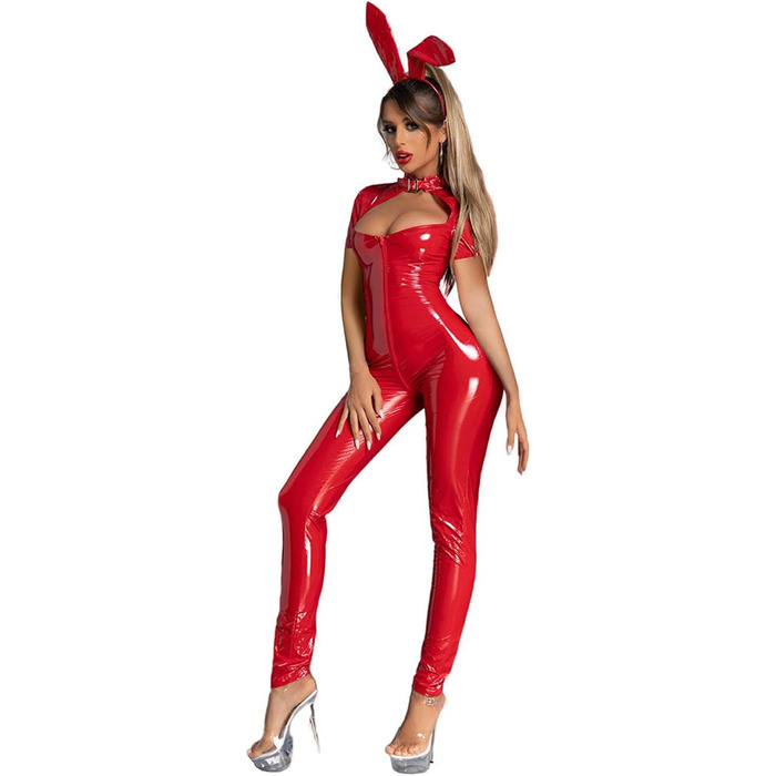 Комплект спідньої білизни з латексу для жінок: чорний корсетний костюм з V-подібним вирізом, еротичний латекс, великі розміри, підтягує груди, еротична білизна, ефект