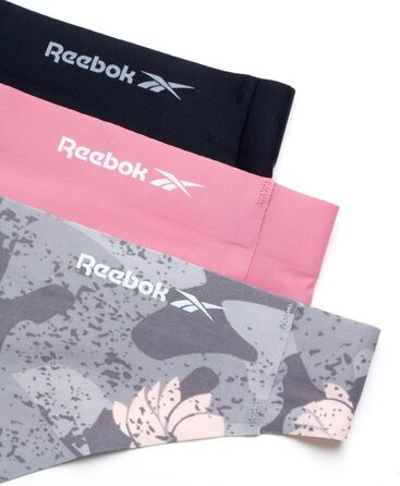 Спортивні труси Reebok для жінок - Stretch Performance String (3 шт. в упаковці) M, сірий/лисиця/чорний