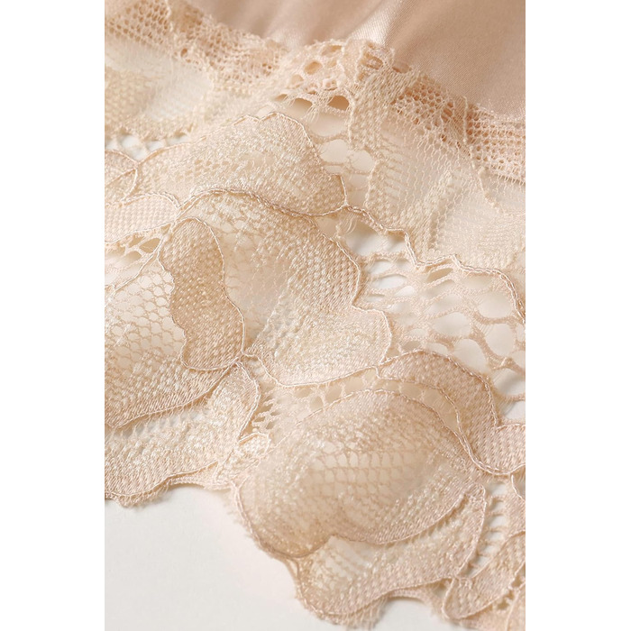 Халат жіночий довгий/короткий однотонний мереживний з рукавами з атласу, шовку, типу кімоно, для дому, літа, універсальний розмір, колір шампань