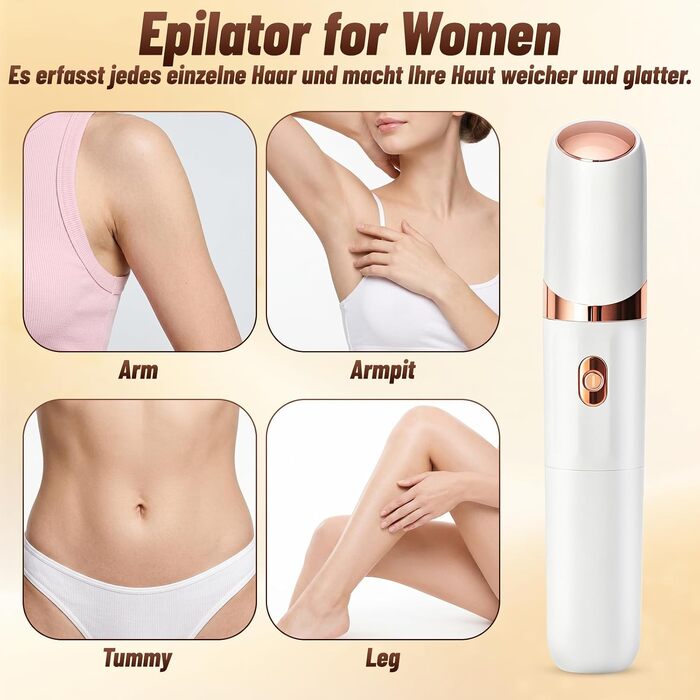 Електричний епілятор для обличчя та тіла 2-в-1 для жінок, бездротовий тример для зону бікіні, пахв та губ, модель 2026
