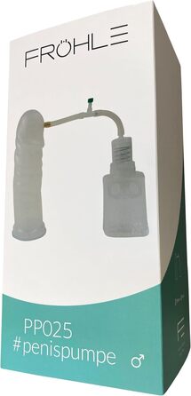 Анатомічна помпа для пеніса FRÖHLE PP025 XXL Professional, прозора (1 шт.)