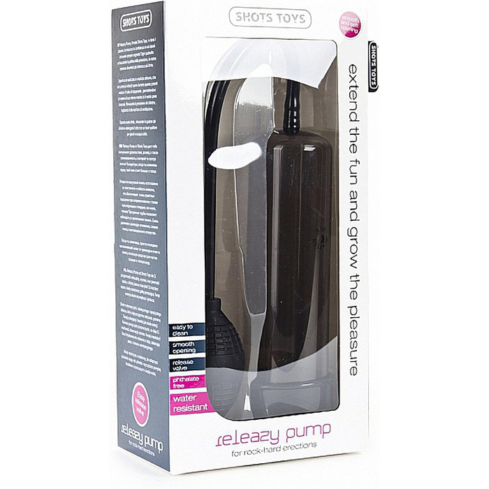 Насос для ерекції Bang Bang чорного кольору