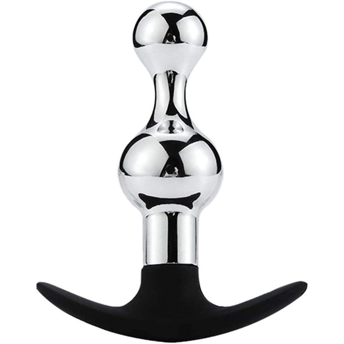 Анальний дildo з нержавіючої сталі для дорослих. Іграшки для БДСМ, анальний секс. Підходить для жінок та чоловіків.