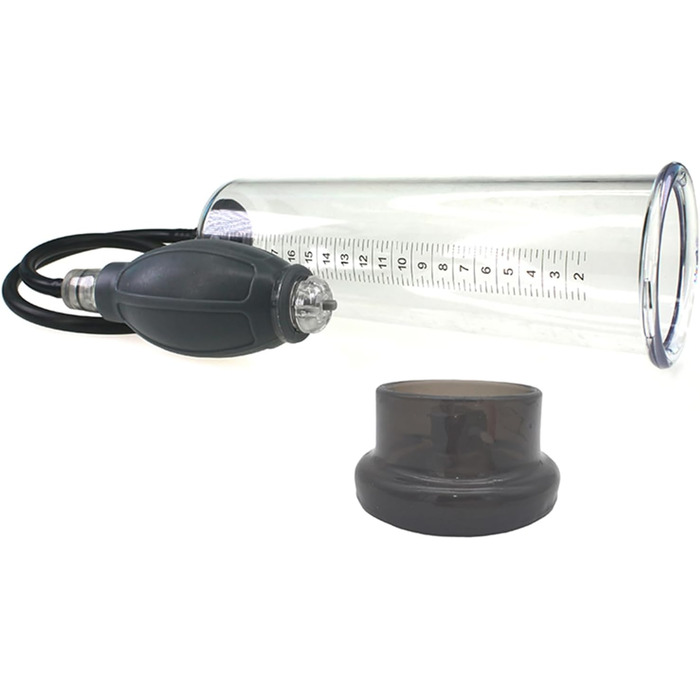 Пумпа для збільшення статевого члена Yasexx2 з мішечками для повітря – підтримка ерекції та покращення ефективності. Тренажер для ручного розтягування статевого члена при еректильній дисфункції