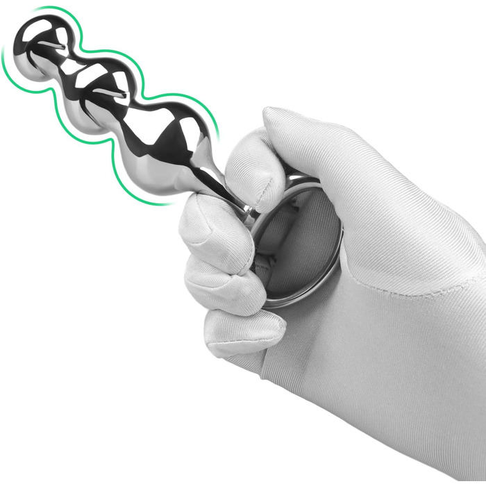 Анальний плагін Roluck з нержавіючої сталі, масажер простати та стимуляції G-точки, іграшки для дорослих для чоловіків та жінок