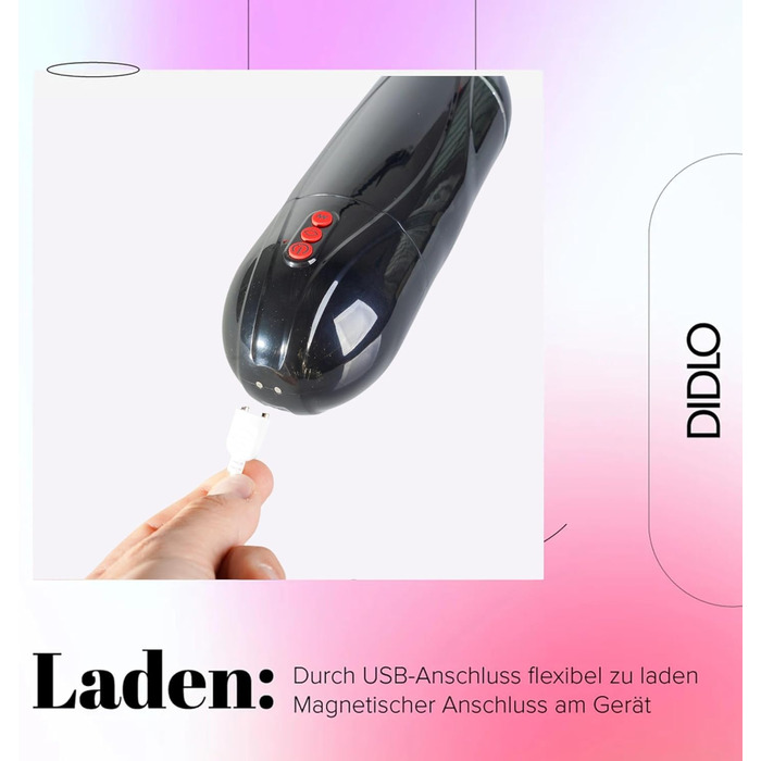 Електричний мастурбатор для чоловіків DIDLO Rotor-MM15 Special Edition від MICAELA SCHÄFER, USB, 30 см