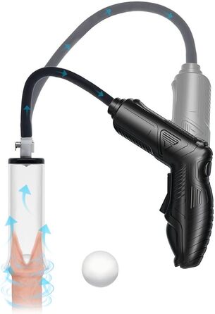 Електрична чоловіча помпа для розтягування крайньої плоті з силіконовим рожком - Lmgoc Neu