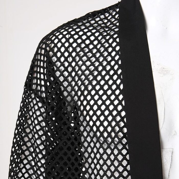 Чоловіча сітчаста сорочка Mymyguoe: прозора, коротка, сексуальна, для дому та сну