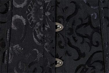 Корсет Sxybox для жінок: корсет під груди, шнурівка, корсаж, бюстгальтер. Чорний, для Хелловіну та карнавалу. Розмір M