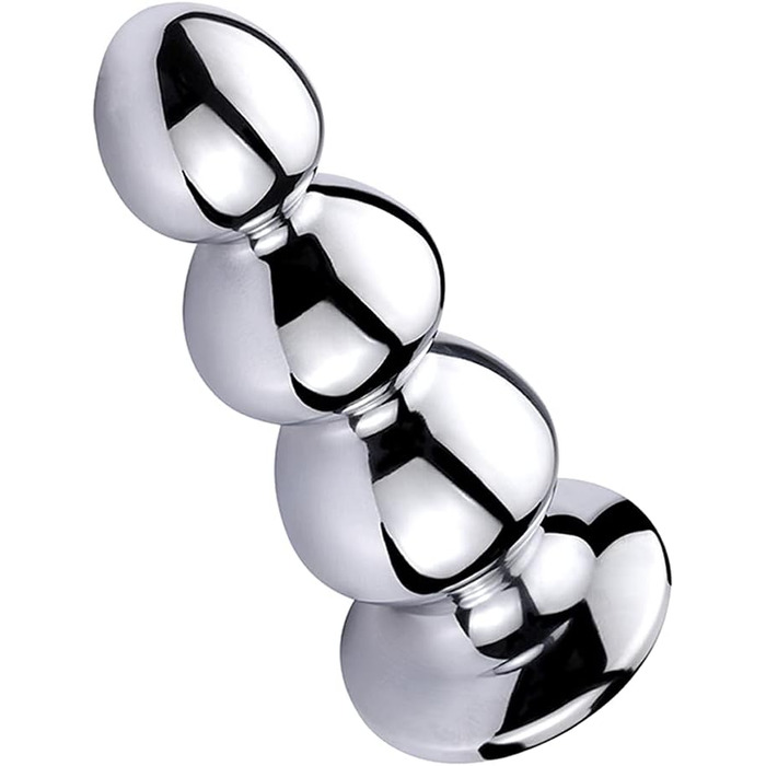 Анальний плагін з нержавіючої сталі з кулями - іграшка для дорослих, SM для жінок, пар, чоловіків