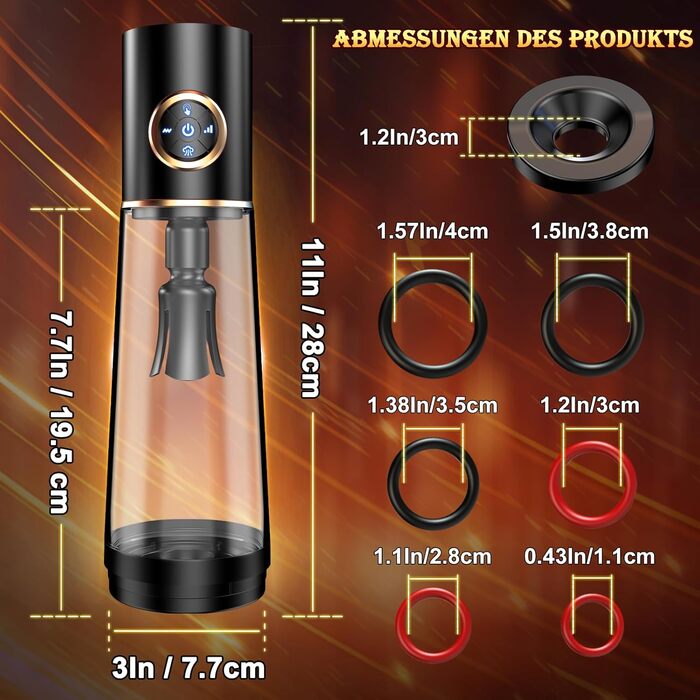 Електрична помпа для збільшення статевого члена - чоловіча іграшка для мастурбації. Вібратор, набір для соло-ігор, вакуумна помпа, штучний оральний секс, для чоловіків