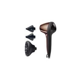 Фен для волосся Remington Ionen Air3D D7777 бронзовий: іонізація, 3D-потік повітря, 3 температурні та 2 швидкісні режими, дифузор та 2 насадки-концентратори