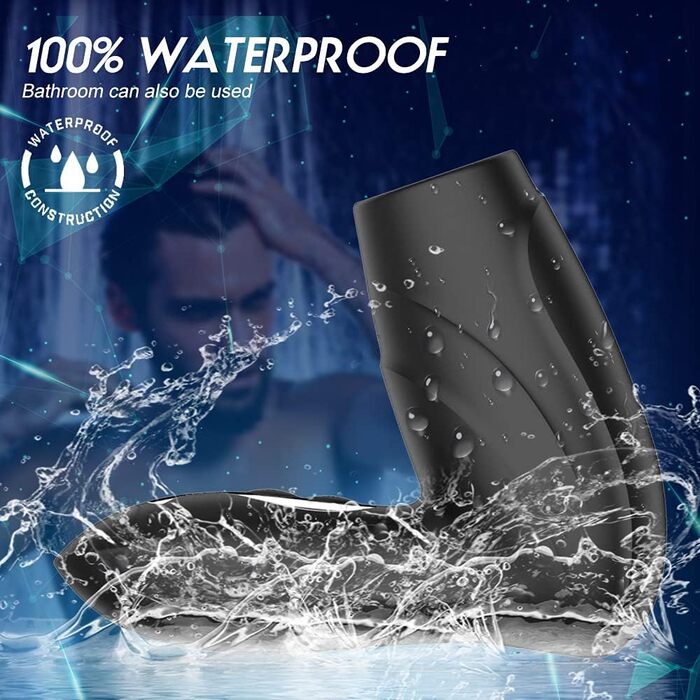 Електрична вакуумна помпа для чоловіків Guspiun з 10 рівнями всмоктування та 10 режимами вібрації. Масажер для ерекції, водонепроникний.