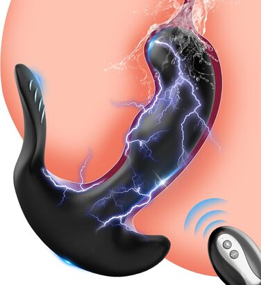 Вібратор для простати - анальний вібратор з 5 імпульсів та 10 вібрацій для чоловіків та жінок. Іграшки для анального сексу, парні іграшки.
