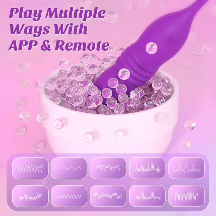 Вібратор для жінок з пультом керування та функцією стимуляції. Іграшки для дорослих, тихий, для соло та парних занять.