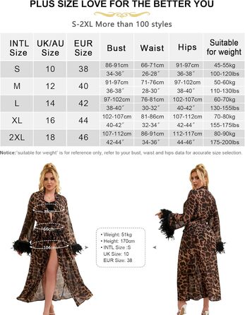 Халат жіночий сексуальний з леопардовим принтом, з пір'ям та мереживом, довгий, великі розміри, для дому, нічна сорочка, бандаж, нічна сукня, халат з поясом, XXL